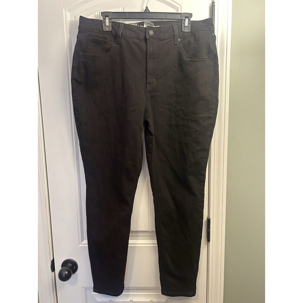 No Boundaries Juniors Jeans Size 16 Black High Rise Skinny Regular Stretch Comfy - Picture 10 of 15